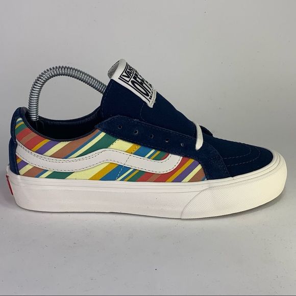 NEW Vans Sk8 Low Reissue Stripe Womens Sz 8 - Picture 3 of 14